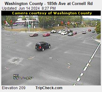 Traffic Cam Washington County - 185th Ave at Cornell Rd